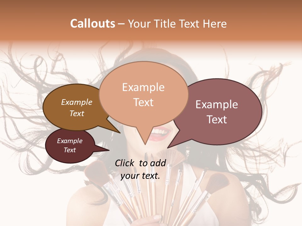 Skincare Female Girl PowerPoint Template