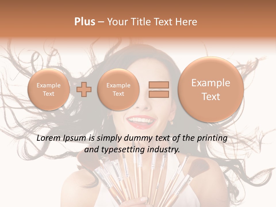 Skincare Female Girl PowerPoint Template