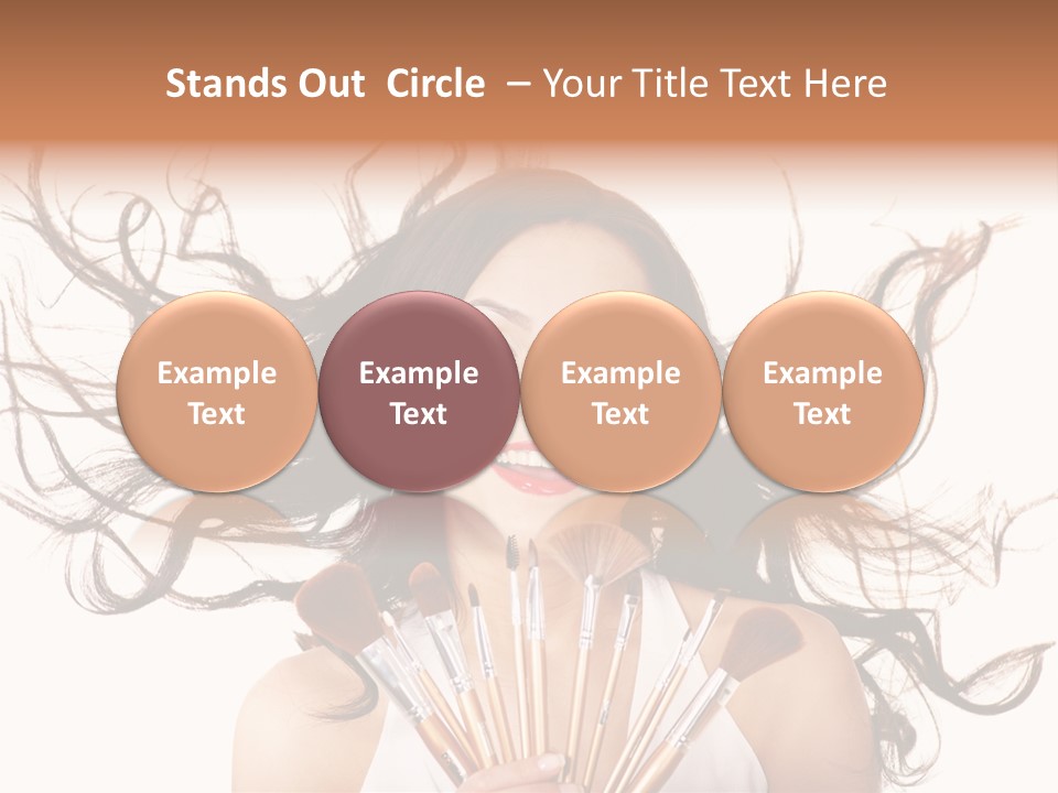 Skincare Female Girl PowerPoint Template