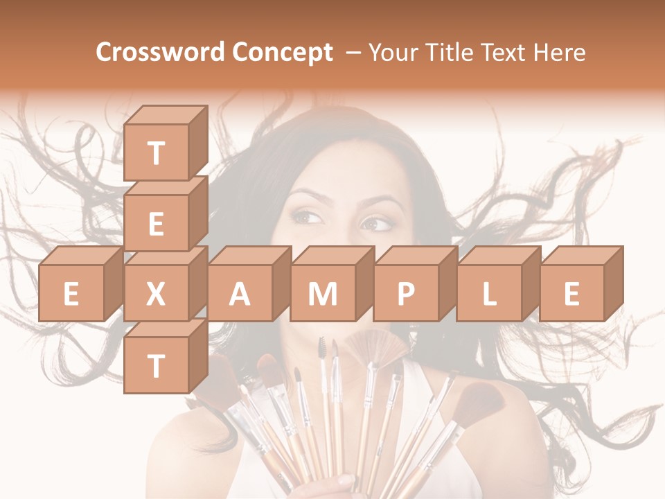 Skincare Female Girl PowerPoint Template