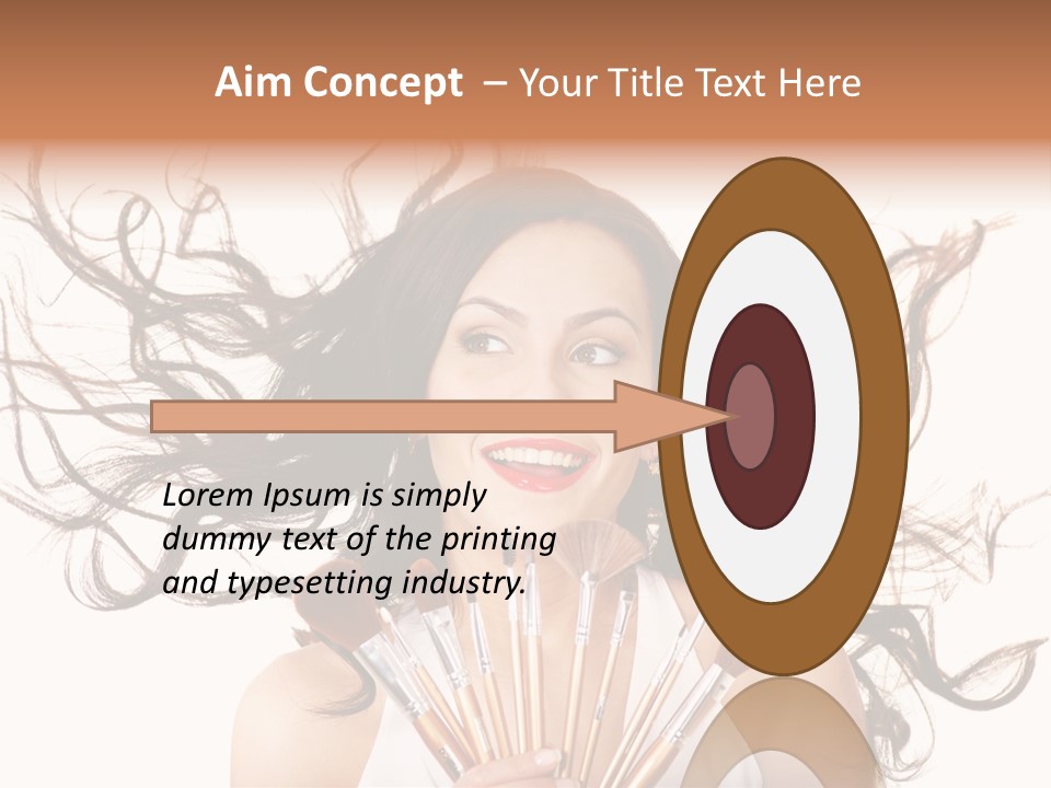 Skincare Female Girl PowerPoint Template