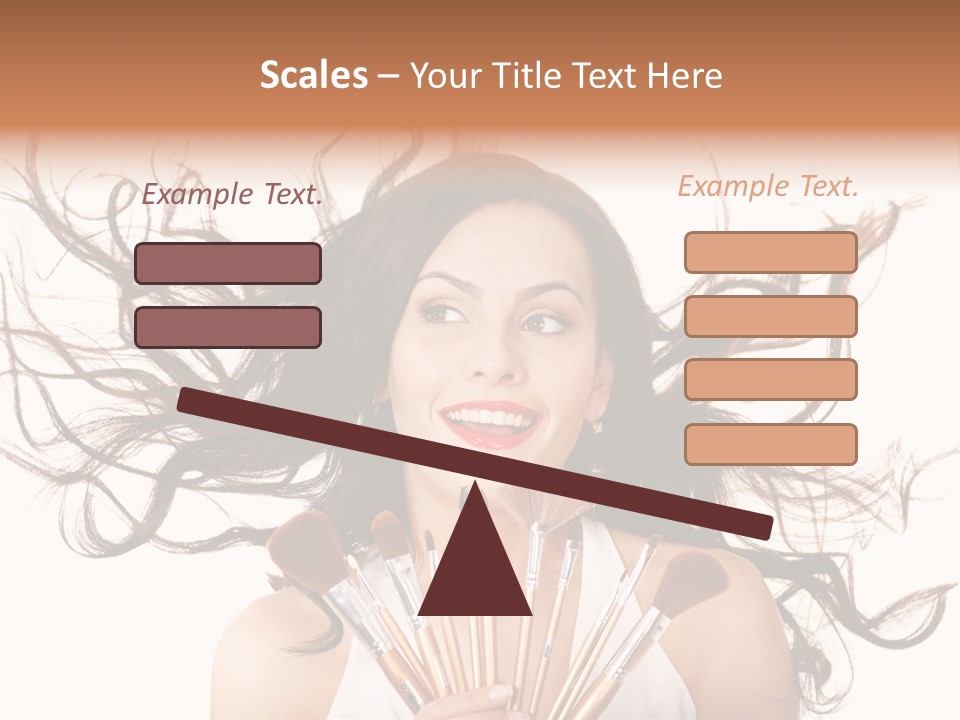 Skincare Female Girl PowerPoint Template