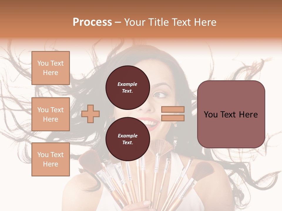 Skincare Female Girl PowerPoint Template