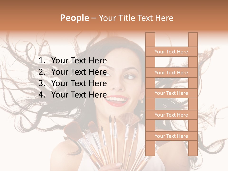 Skincare Female Girl PowerPoint Template