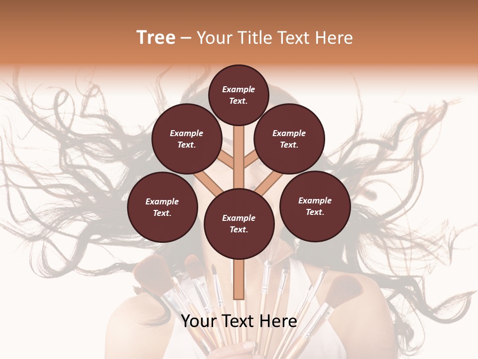 Skincare Female Girl PowerPoint Template