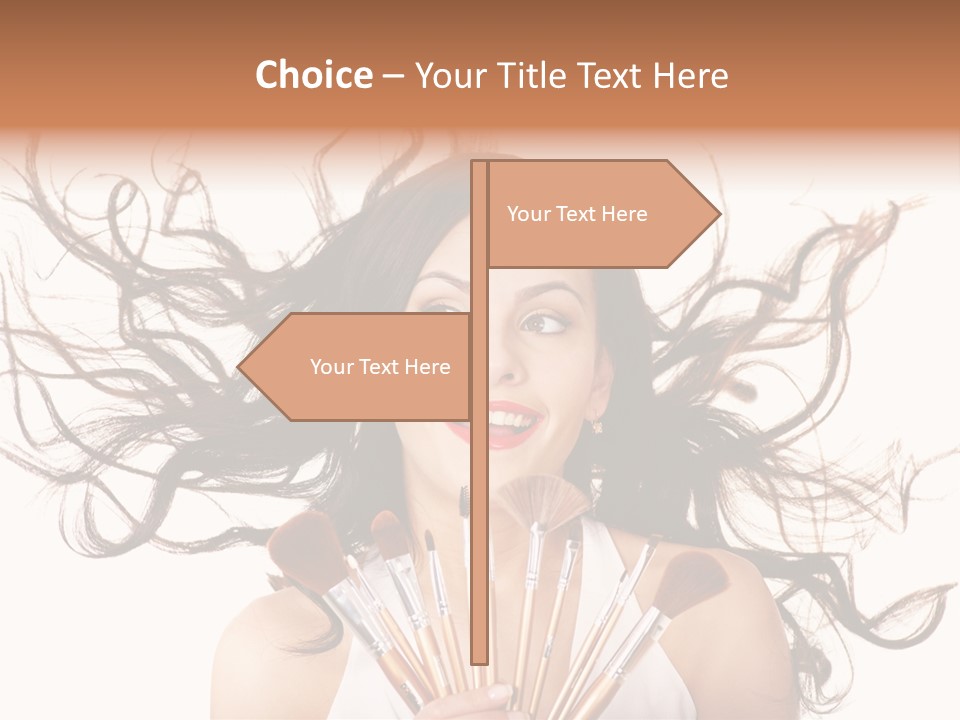 Skincare Female Girl PowerPoint Template