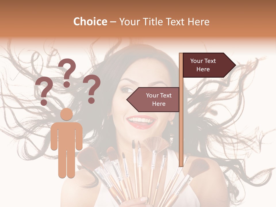 Skincare Female Girl PowerPoint Template