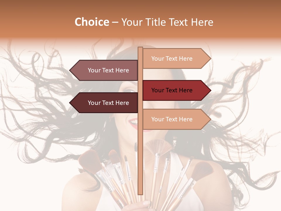 Skincare Female Girl PowerPoint Template