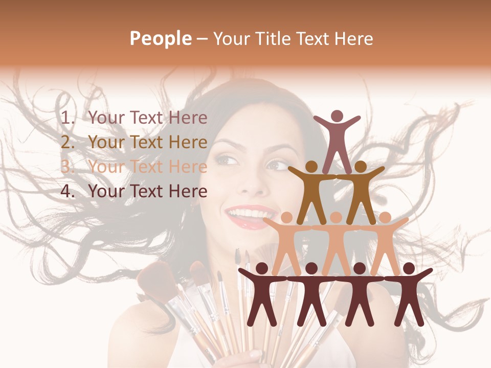 Skincare Female Girl PowerPoint Template