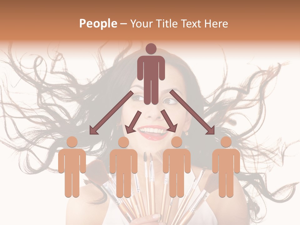 Skincare Female Girl PowerPoint Template