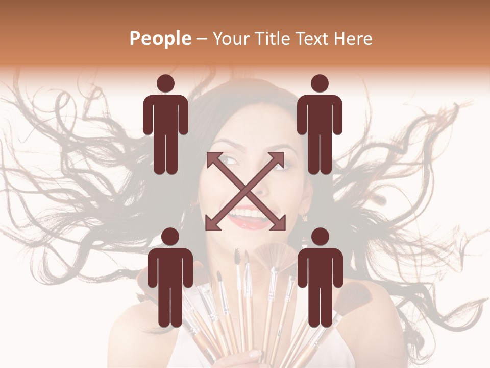 Skincare Female Girl PowerPoint Template