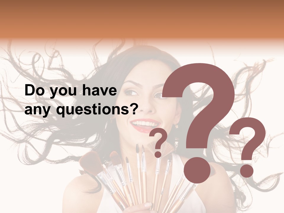 Skincare Female Girl PowerPoint Template