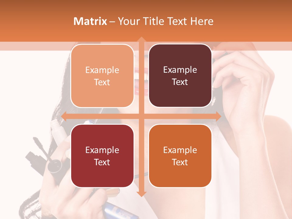 Isolated Eyeshadow Color PowerPoint Template