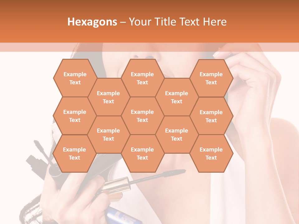 Isolated Eyeshadow Color PowerPoint Template