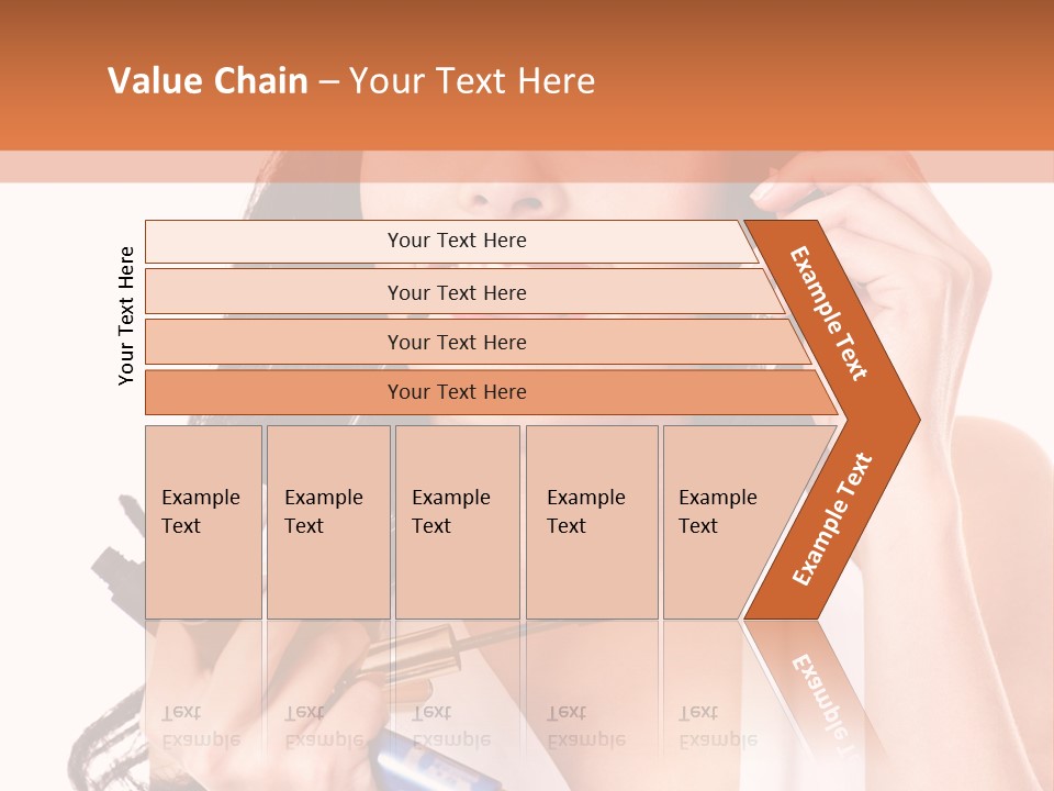 Isolated Eyeshadow Color PowerPoint Template