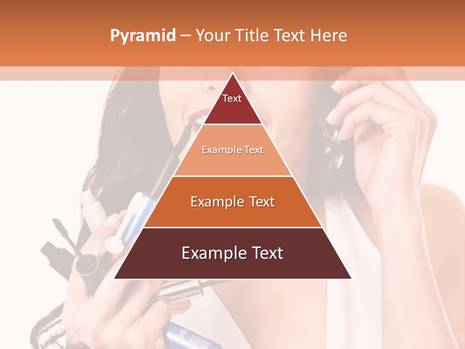 Isolated Eyeshadow Color PowerPoint Template