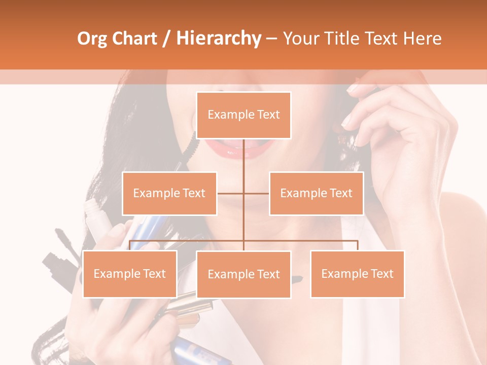 Isolated Eyeshadow Color PowerPoint Template