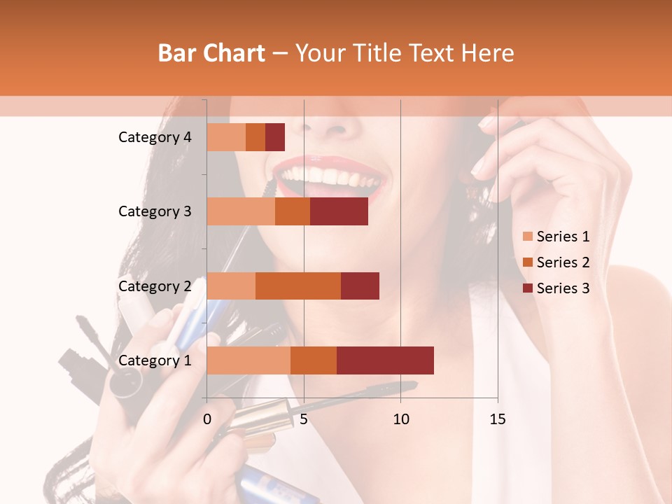 Isolated Eyeshadow Color PowerPoint Template