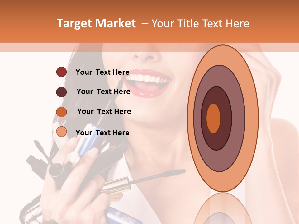 Isolated Eyeshadow Color PowerPoint Template