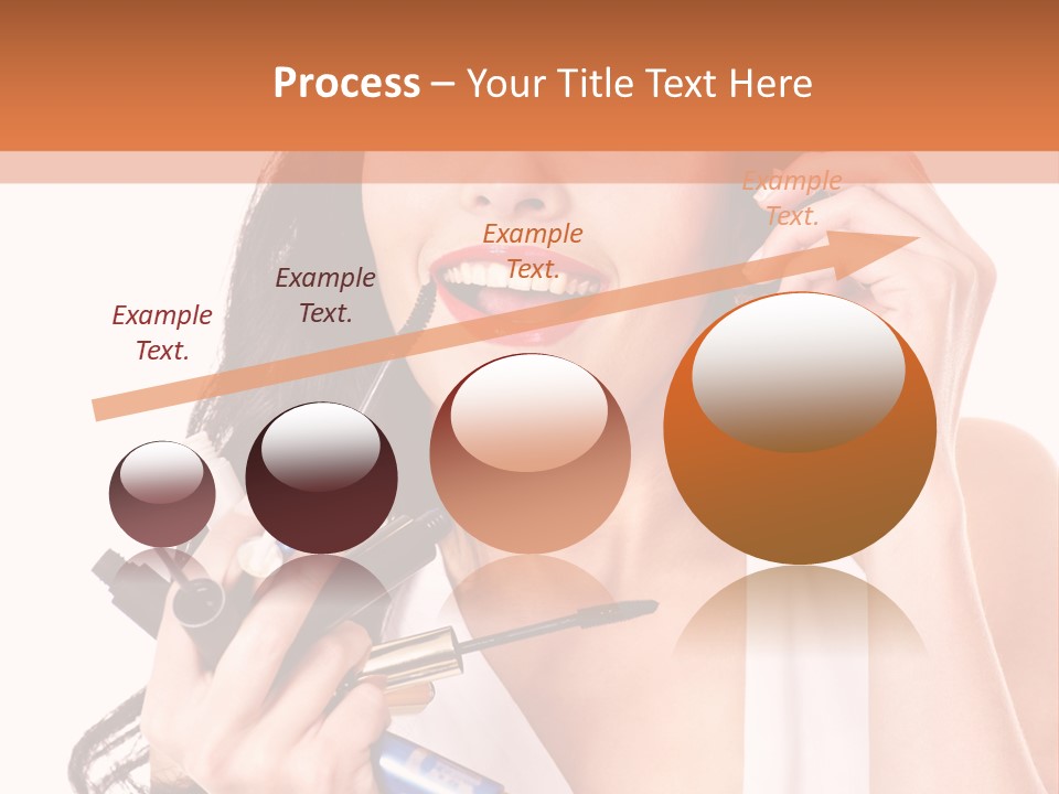 Isolated Eyeshadow Color PowerPoint Template