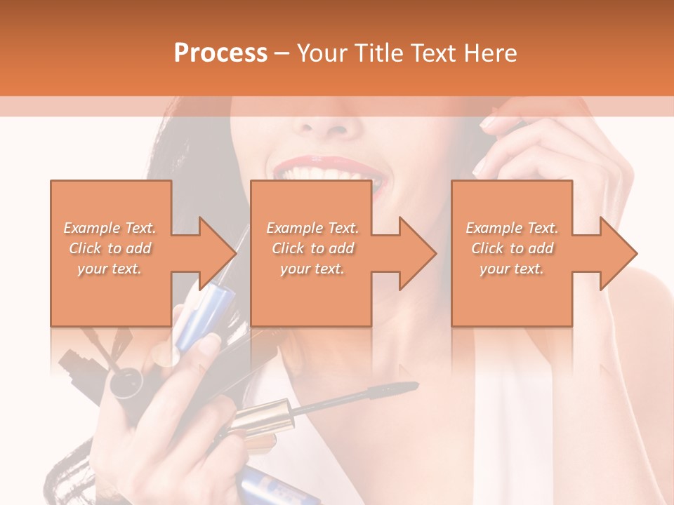 Isolated Eyeshadow Color PowerPoint Template