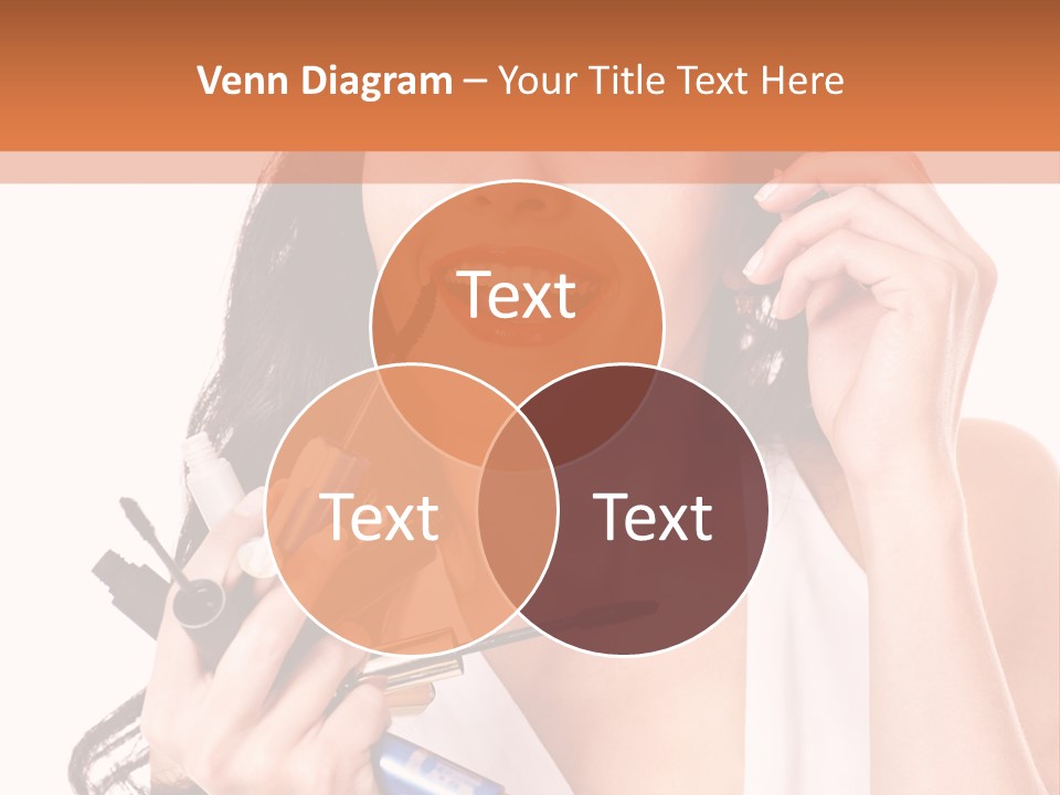 Isolated Eyeshadow Color PowerPoint Template