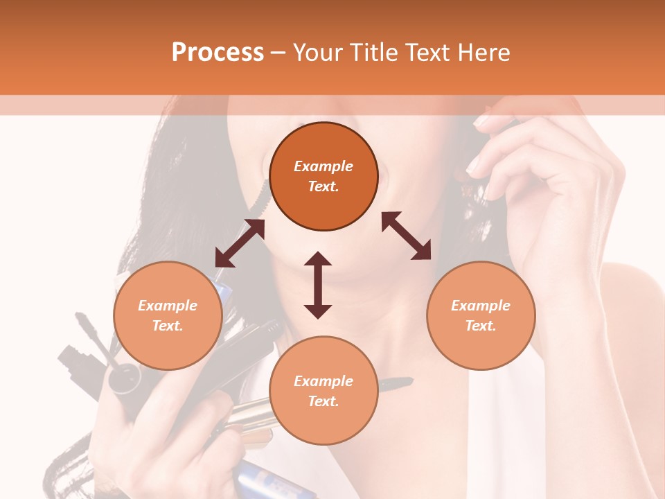 Isolated Eyeshadow Color PowerPoint Template