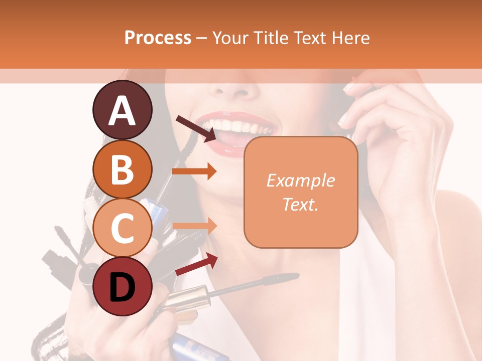 Isolated Eyeshadow Color PowerPoint Template