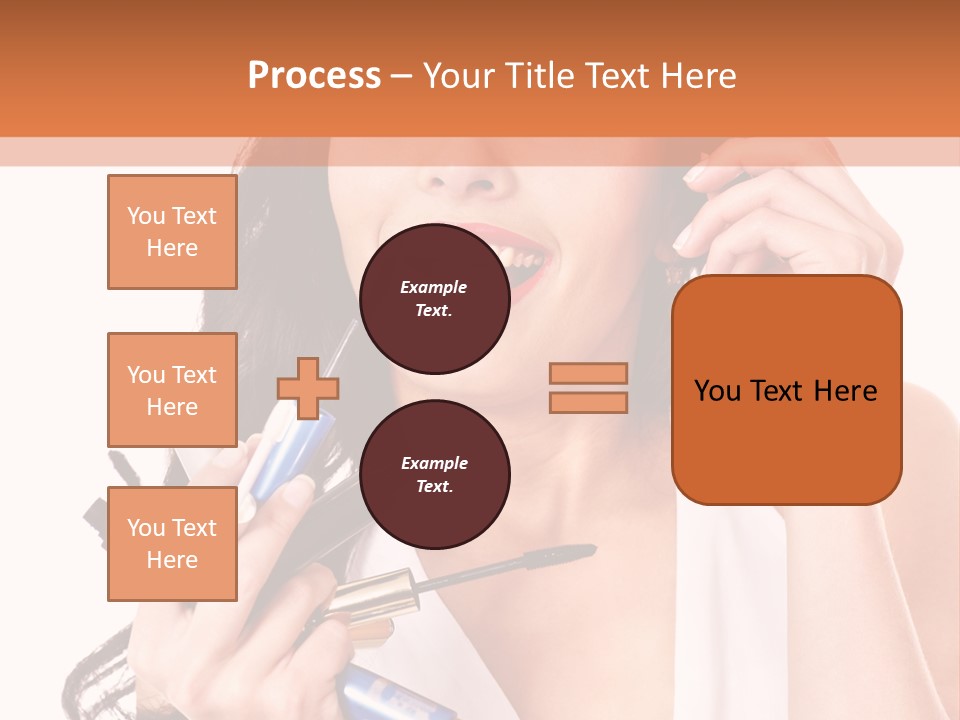 Isolated Eyeshadow Color PowerPoint Template