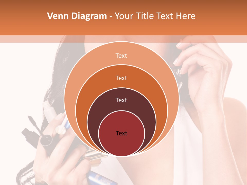 Isolated Eyeshadow Color PowerPoint Template