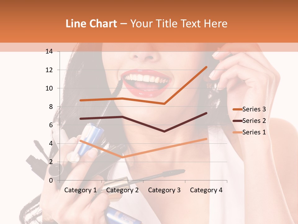 Isolated Eyeshadow Color PowerPoint Template