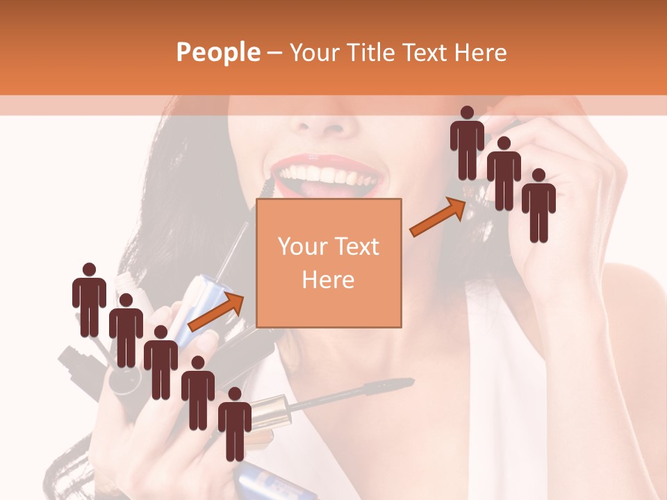 Isolated Eyeshadow Color PowerPoint Template