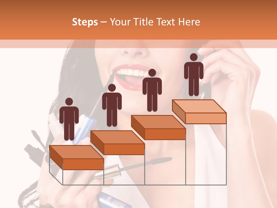 Isolated Eyeshadow Color PowerPoint Template