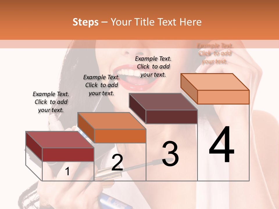 Isolated Eyeshadow Color PowerPoint Template