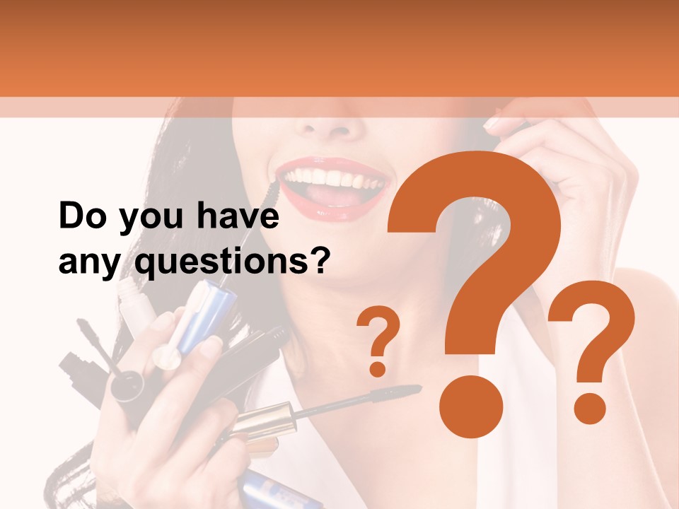 Isolated Eyeshadow Color PowerPoint Template