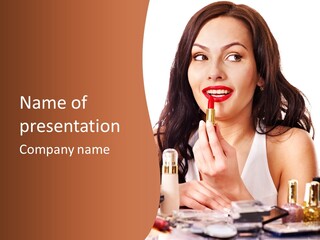 Wellness Fashion Cosmetic PowerPoint Template