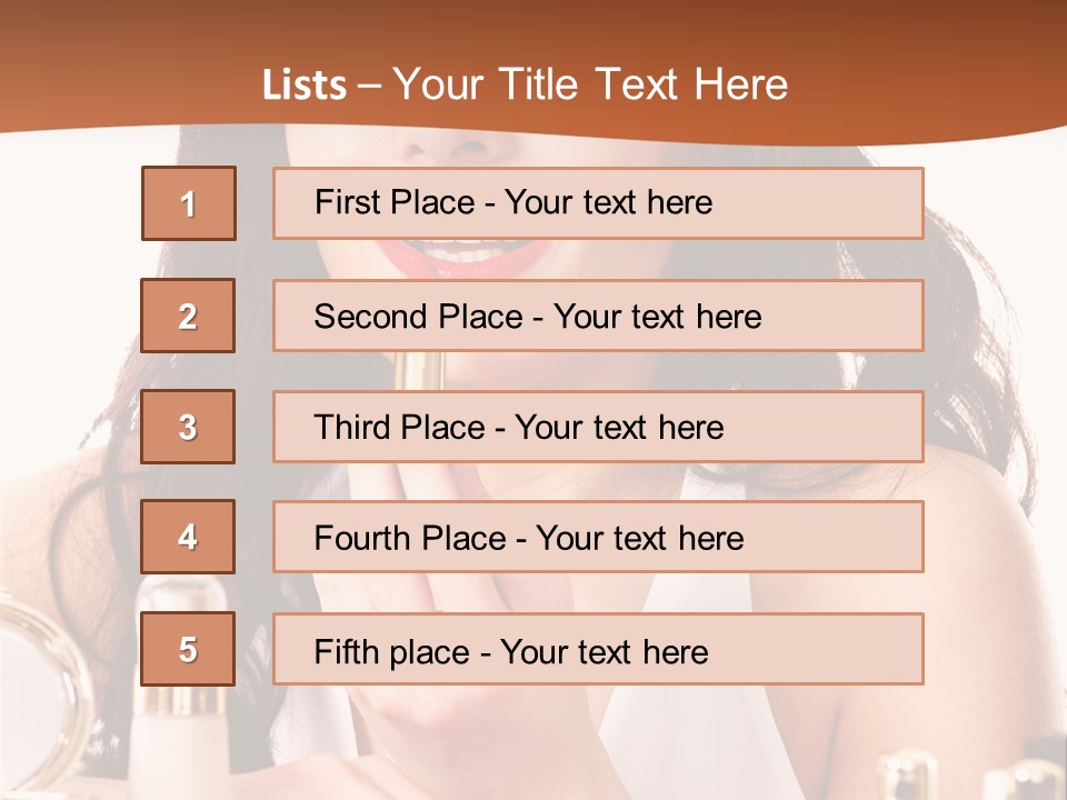Wellness Fashion Cosmetic PowerPoint Template