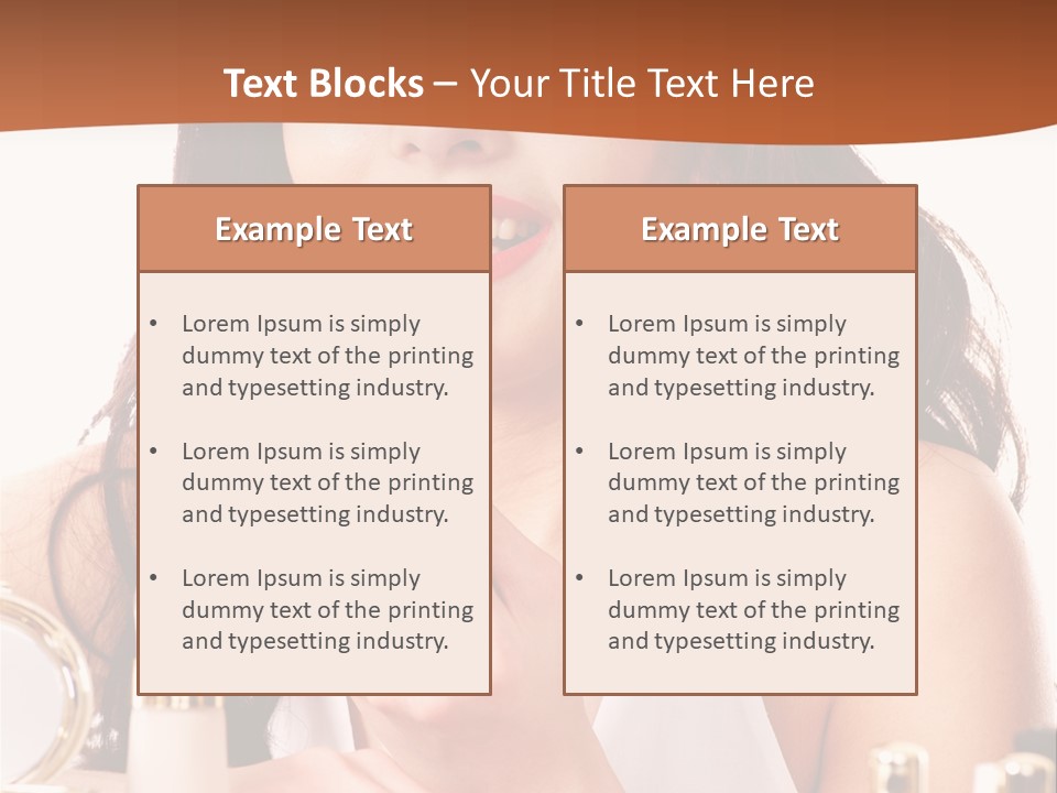 Wellness Fashion Cosmetic PowerPoint Template