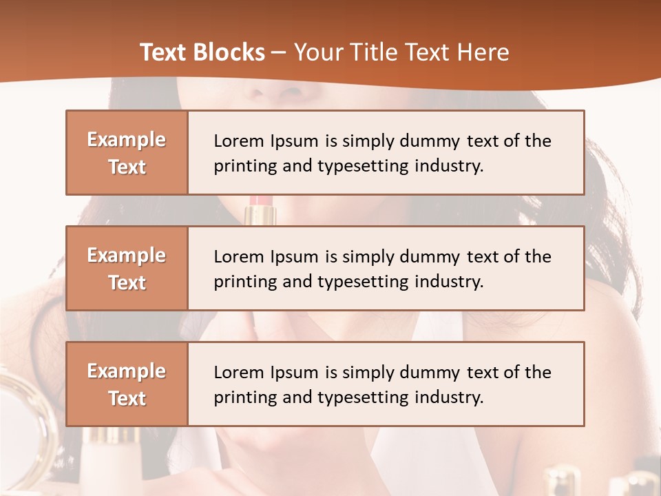 Wellness Fashion Cosmetic PowerPoint Template