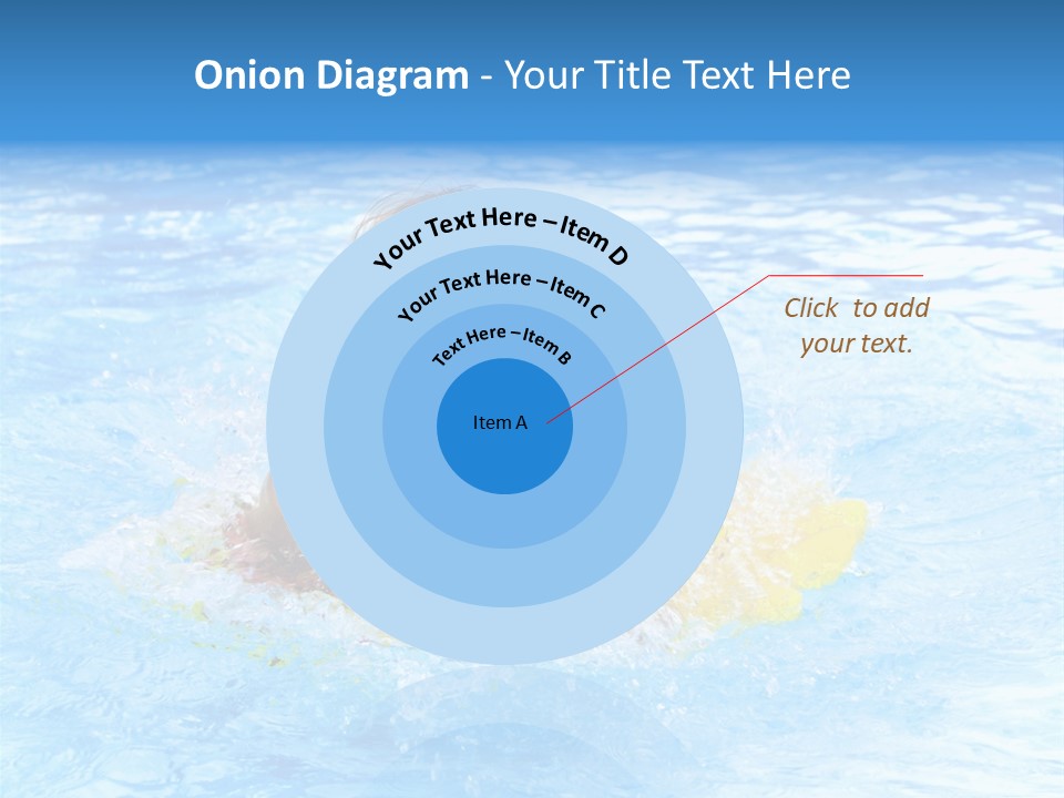 White Beauty Child PowerPoint Template