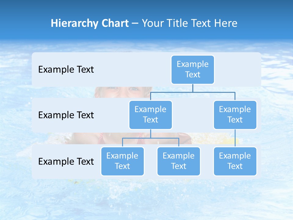 White Beauty Child PowerPoint Template