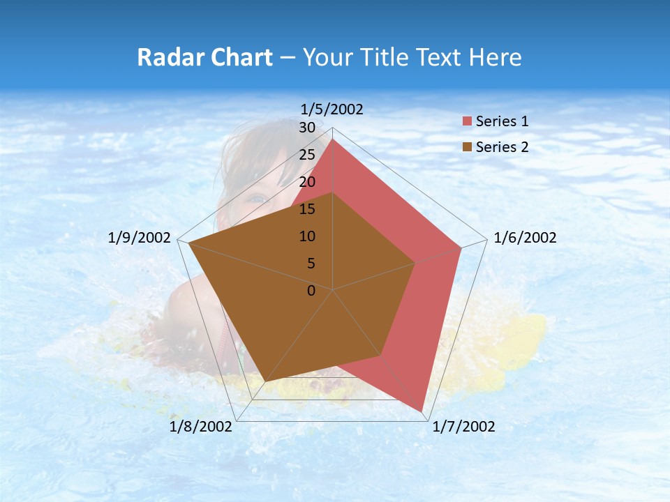 White Beauty Child PowerPoint Template