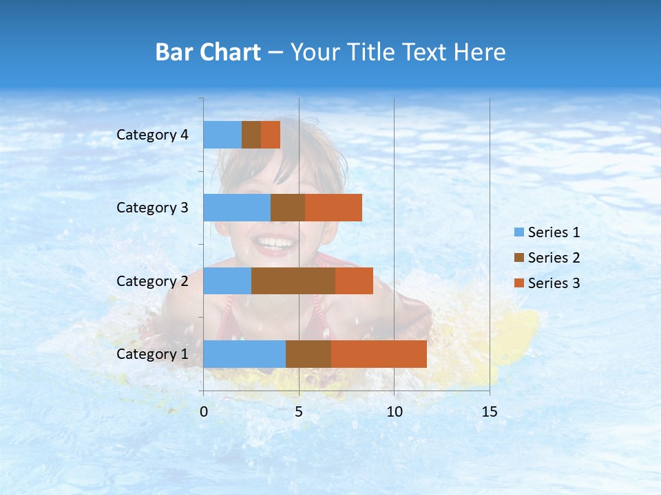 White Beauty Child PowerPoint Template