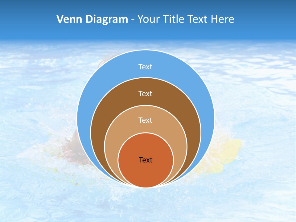 White Beauty Child PowerPoint Template