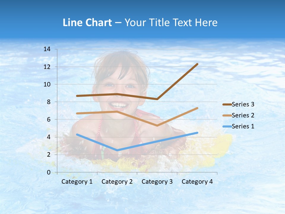 White Beauty Child PowerPoint Template