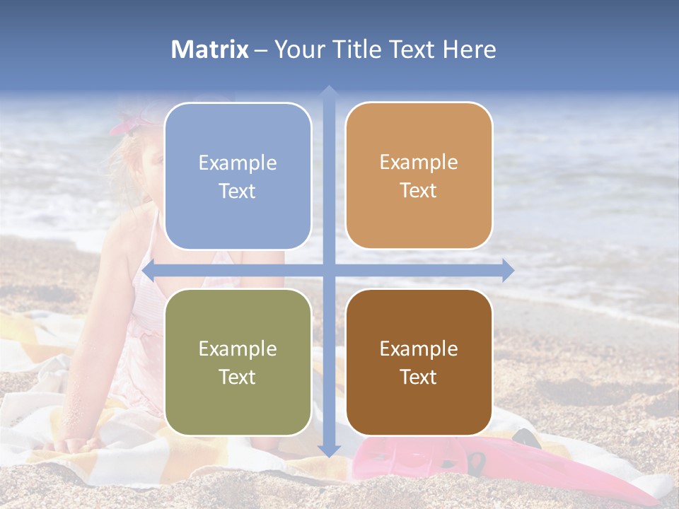 Mask Kid Towel PowerPoint Template