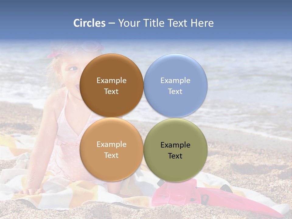 Mask Kid Towel PowerPoint Template