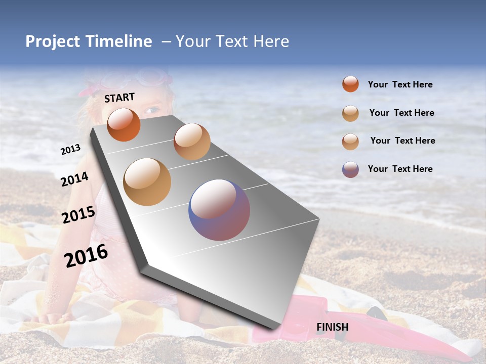 Mask Kid Towel PowerPoint Template