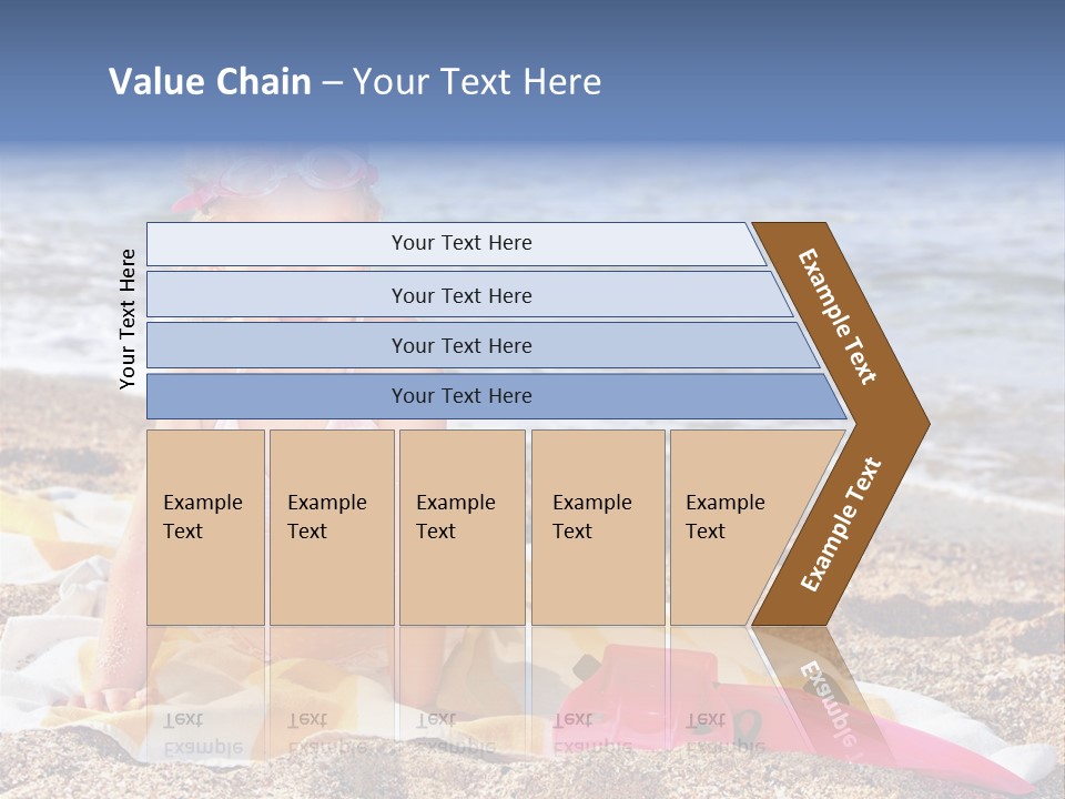 Mask Kid Towel PowerPoint Template