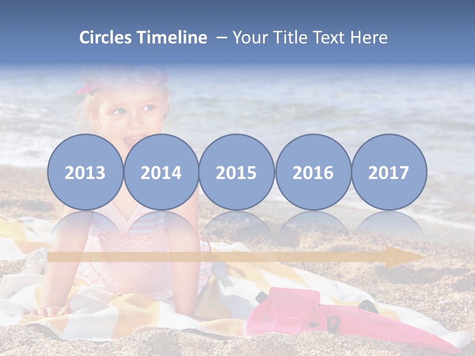 Mask Kid Towel PowerPoint Template